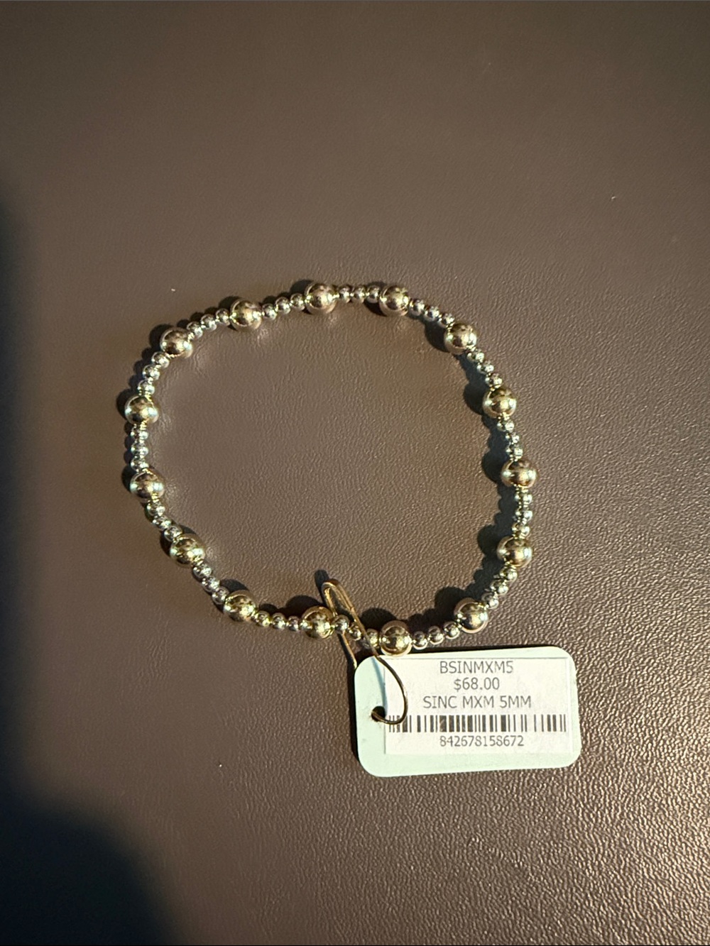 NWT - enewton Sincerity mixed metal gold and silver beaded bracelet — 6.25” - Picture 2 of 4
